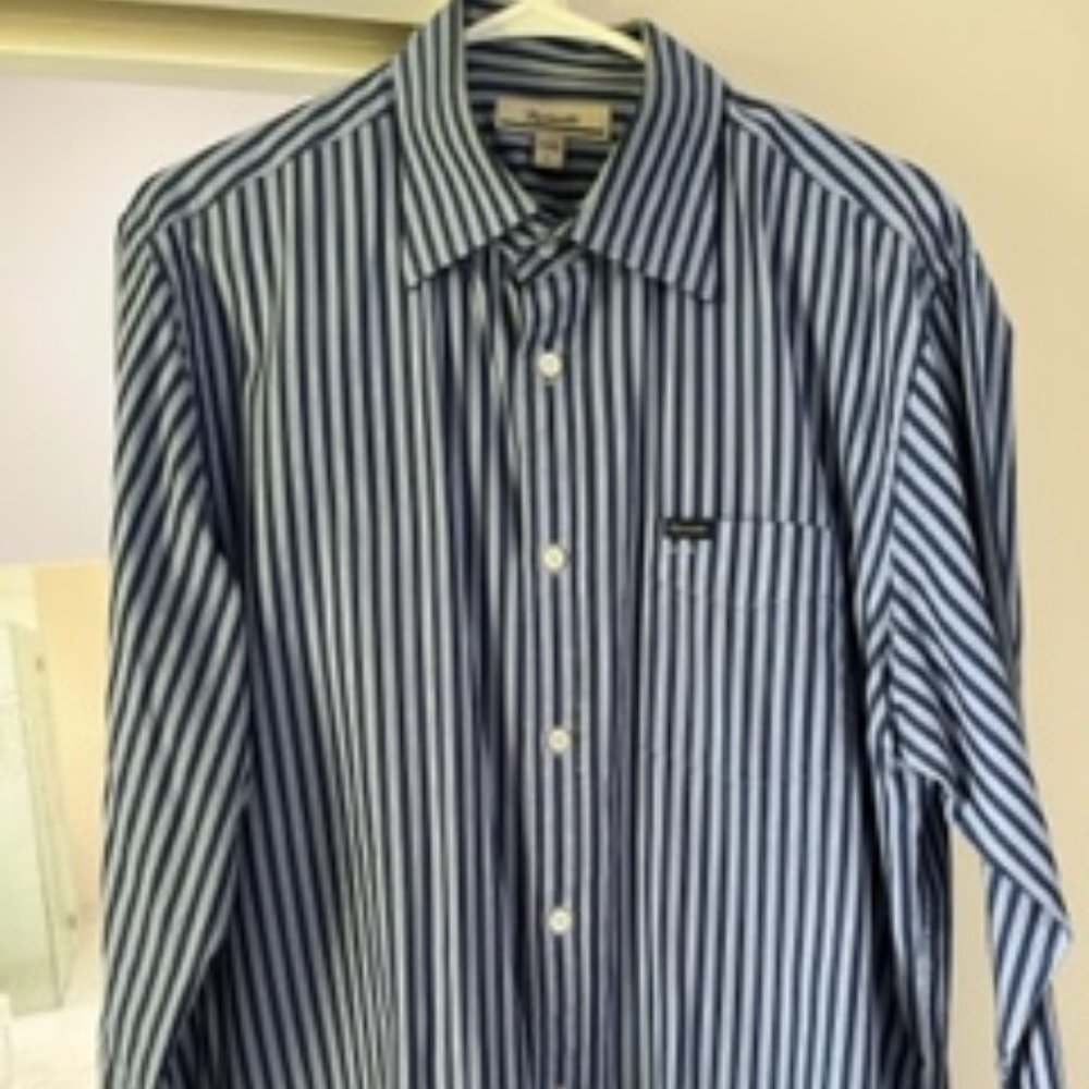 Faconnable Men's XL Long-Sleeve Button-Down Shirt